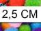POMPONY AKRYLOWE 2,5 cm w 20 kolorach