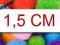 POMPONY AKRYLOWE 1,5 cm w 20 kolorach