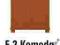 Komoda EMDEN E-2 FORNIR / DREWNO -POD WYMIAR