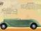 Plakat Samochód Auto Peugeot 601 Roadster lata 30