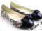BUTY BALERINKI KWIATY NOSEK KOKARDKA 38 A259
