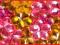 KWIATY krysztalki kwiatuszki mix kolorow / 100szt