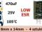 Kondensator 470uF / 25V 105'C LOW ESR ___ 4 szt.