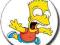 Przypinka SIMPSONOWIE 12 - Bart Simpson + GRATIS