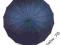 Parasol manualny długi granatowy 16 paneli 4154.04