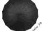 Parasol manualny długi czarny 16 paneli 4154.03