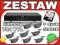 ZESTAW MONITORINGU REJESTRATOR+500GB+8KAMER 700TVL