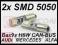 LED H6W 2x SMD 3Chip CANBUS Bay9s Bax9s can bus FV