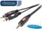 Maly jack 3,5mm / 2RCA Y 1,5m 24K OFC VIVANCO GWAR