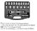 NASADKI PRZELOTOWE 1/2" KOMPLET YT-3865