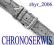 PN20.021 Szary pasek CHERMOND do zegarka 20mm