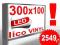 Kaseton 300x100 reklama świetlna ecoLED LICO VINYL