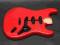 Korpus typ STRAT - Red (olcha)