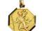 RATY - MEDALIK ZŁOTY ZE ŚW KRZYSZTOFEM.AU585.