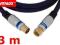 Kabel ANTENOWY wtyk TV - wtyk F VITALCO HQ - 3m