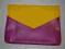 NinaTorbalewska KOPERTÓWKA A4 RÓŻOWA FIOLET ŻÓŁTA