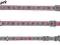 TX-12255 OBROŻA ODBLASKOWA  22 -35 cm 15 mm różowa