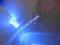 5x Dioda LED 3mm niebieska clear