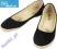 Buty baleriny espadryle styl czarny sportowe 39