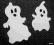 [AsHobby]Scrapki- DUCHY /HALLOWEEN / DUŻE 4 SZT