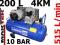 MOCNY KOMPRESOR 10BAR MAKTEK SKY 200L 515L/MIN PL!
