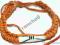 Bransoletka plecionka - skóra i kość -RANCHO BR201