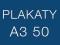 Plakaty A3 50 szt. kreda błysk 135g - w 12h