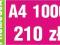 ULOTKI A4 1000 szt kreda 135g w 2 dni PROMOCJA