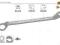 Klucz  oczkowy odgiety 18 x 19  Stal kuta  Cr-v