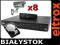 ZESTAW MONITORING PODGLAD INTERNET 8 X KAMERA Z223