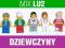 MIX LU2 = LUDZIKI DZIEWCZYNY - 5szt