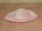 KAPELUSIK różowy, pleciony (3008) WIOSNA