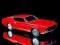 Ford Mustang Sport 1971 Motor Max 1:24  red 73327