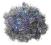 Chenille - Blobby Fritz Black Blue Ice, 1 metr.