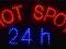 LED REKLAMA HOT SPOT 24h  ZEWNĘTRZNA 78X40 cm