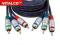 kabel 3x RCA chinch component 20,0m VITALCO