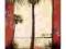 Plakat obraz 23x50cm WGX-0772 BAY OF PALMS II (LM