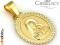 Piękny złoty MEDALIK Z MATKĄ BOŻĄ  AlleZloto_pl