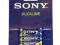 SONY ALKALINE AAA AM4-E4X bateria alkaliczna 4szt