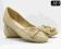 F1008 mokasyny mokasynki baletki KOKARDKA beige 38