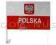 65302 EURO 2012 POLSKA FLAGA SAMOCHODOWA  30X45 CM