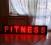 LED REKLAMA ZEWNĘTRZNA FITNESS 200 X 35 CM