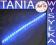 LISTWA DIODOWA 24 LED NIEBIESKA TUNING DIODY 24cm