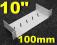 Półka 10" 100mm 1U do szaf Rack