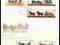 FA026 FDC 1495-1503 Dawne pojazdy konne