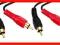 KABEL 2 x RCA ZŁOTE STYKI THOMSON 2m SUPER JAKOŚ