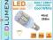 E14 48 LED SMD 265lm Zimna GW 24 msc LEDLUMEN