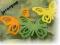 DUŻE MOTYLE jaropap z FILCU 3 sztuki