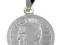 Medalik Srebrny pr. 925, Jan Paweł II + Dedykacja