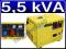 AGREGAT PRĄDOTWÓRCZY GENERATOR PRĄDU 5,5KW DIESEL